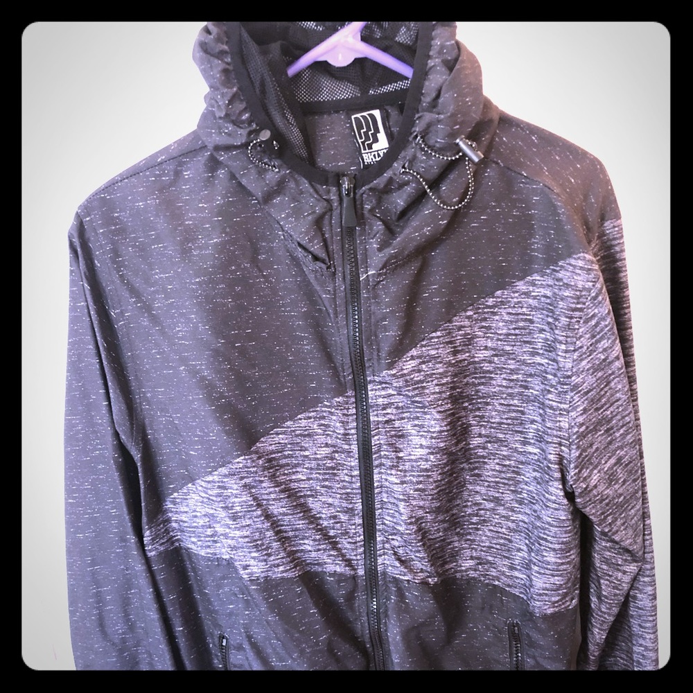 Hooded Windbreaker by BKLYN